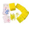 EUKVYQPX Montessori Bank Game Bead Decimal Operation, Math AIDS Early Kids Toys,7cm view 1