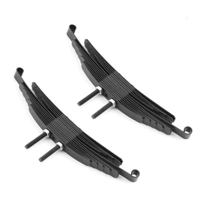 YRhXAF 1 Pair Steel Leaf Springs Compatible with 1/14 RC Tractor Trailer Truck Model Car Upgrade Parts Spare Accessories(13 Piece)