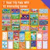 2 Travel Game Pads, 61 Dry Erase Activities Games Reusable & Erasable Book, Fun Explore & Find Brain Challenge Games Interesting Educational Toy and Learning Tool for Road Trip Airplane Travel view 2