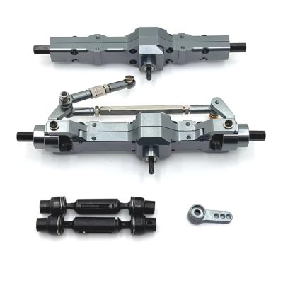 RC Car Upgrade Parts for WPL for C74 1/16 C14 C24 C34 C54 B14 B24 1/10 Metal Front Rear Axle and Drive Shaft Servo Arm Set RC Car Upgrade Parts Accessories(Multi-Colored)