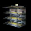 1/64 Scale Die-cast Model Car Display Case Organizer - Parking Garage Diorama Compatible with Hot Wheels Matchbox Mini GT,for Toy Car Display and Storage 20 Parking Spaces (Mix) view 2