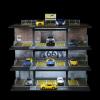 1/64 Scale Die-cast Model Car Display Case Organizer - Parking Garage Diorama Compatible with Hot Wheels Matchbox Mini GT,for Toy Car Display and Storage 20 Parking Spaces (Mix) view 3