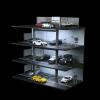 1/64 Scale Die-cast Model Car Display Case Organizer - Parking Garage Diorama Compatible with Hot Wheels Matchbox Mini GT,for Toy Car Display and Storage 20 Parking Spaces(Grey) view 1