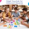 24Pcs Fidget Toys Bulk for Kids: Textured Silicone Sensory Sticks, Fidgets for Classroom Prizes, Birthday Party Favors, Goodie Bags Stuffers, Prize Box Toys, Easter Basket Stuffers Egg Filler view 2