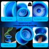 MAGICYOYO V13 DEEPSPIN Bi-Material Yoyo for Kids 8-12, Dual-Function Yoyo Professional for All Skill Levels, Trick Yo-yo with 12 Yoyos Strings, Finger Brace, Bearing Kit (Blue+Blue Rings) view 3