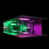 1/64 Neon Style LED Diorama Display Case - Compatible with Hot Wheels Matchbox Mini GT Diecast Cars, for Model Car & Figures Display and Storage (Vehicles Not Included) CP01 view 3