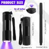 Tegeme 24 Invisible Ink Marker Set 8 Invisible Ink Pen 8 Mini UV Flashlight 8 Magnifying Glasses Blacklight Markers for Halloween Christmas Detective Kit Escape Room Prizes Gift Party Favors view 2
