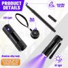 Tegeme 24 Invisible Ink Marker Set 8 Invisible Ink Pen 8 Mini UV Flashlight 8 Magnifying Glasses Blacklight Markers for Halloween Christmas Detective Kit Escape Room Prizes Gift Party Favors view 3