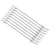 8Pack Metal Clip R Pin Rod with Steel Anti-Lost Rope RC Body Shell Clip Wire for 1/8 1/10 RC Car Compatible with Traxxas HSP Arrma Axial Redcat (Black) view 1