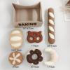 7-Piece Plush Bakery Play Set - Felt Bread Collection with Storage Box , Pretend Food Toys for Kids view 2