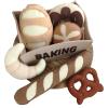 7-Piece Plush Bakery Play Set - Felt Bread Collection with Storage Box , Pretend Food Toys for Kids view 3