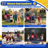 Adjustable Basketball Hoop for Kids Toddler Ages 3-8, Side-Mount & Top-Mount, Indoor Outdoor Carnival Games Competitions, Gift Boys & Girls Beg for, Rain or Shine, The Game Never Stops view 3