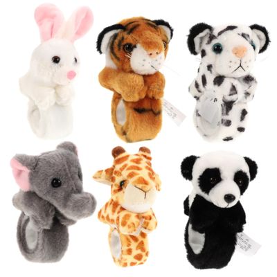 BESPORTBLE 6Pcs Animal Slap Bracelets for Theme Birthday Party Favors Includes Tiger Leopard Giraffe Elephant and Snap Bands for Boys