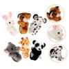 BESPORTBLE 6Pcs Animal Slap Bracelets for Theme Birthday Party Favors Includes Tiger Leopard Giraffe Elephant and Snap Bands for Boys view 3