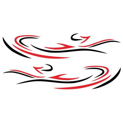 Adhesive Side Body Sticker Graphics Decals Decorative Stickers for Campers Trailer Exterior Stickers