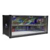 1/64 LED Garage Diorama Display Case, Double-Level Workshop Scene Display Box with Front Flip Door, Stackable Container-Style Model Car Display, Linkable Power System for Diecast Cars & Mini Figures view 1