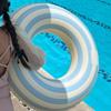 2PCS Floats for Adults Rings Striped Pool Float Large Swim Ring for Adults,34 Inch Classic Striped Teens Adult Inner Tubes Summer Beach Bachelorette Party (Blue Lollipop,2) view 4