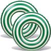 2PCS Floats for Adults Rrings Striped Pool Float Large Swim Ring for Adults,30 Inch Classic Striped Teens Adult Inner Tubes Summer Beach Bachelorette Party (M-Green Lollipop,2) view 1