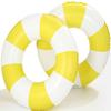 2PCS Floats for Adults Rrings Striped Pool Float Large Swim Ring for Adults,34 Inch Classic Striped Teens Adult Inner Tubes Summer Beach Bachelorette Party (Style,2) view 1