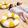 2PCS Floats for Adults Rrings Striped Pool Float Large Swim Ring for Adults,34 Inch Classic Striped Teens Adult Inner Tubes Summer Beach Bachelorette Party (Style,2) view 3