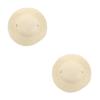 Baluue 2pcs Boy Girl Wheat Straw Sun Hat Blank Graffiti Craft Supplies for Boy Girl for Outdoor Activities Lightweight Comfortable for Beach Trips and Picnics view 1