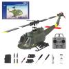 Actualia 1/48 RC Helicopter for Adults, RC ERA C032 UH-1 Huey 2.4G 6CH Gyro Stabilized Remote Control Aircraft with Altitude Hold & Optical Flow, One-Key Takeoff/Landing view 1