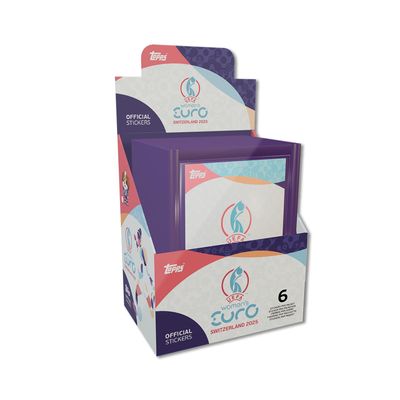 2025 Topps Women's Euro Stickers - Box (300 Stickers)
