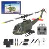 Actualia 1/48 RC Helicopter for Adults, RC ERA C032 UH-1 Huey 2.4G 6CH Gyro Stabilized Remote Control Aircraft with Altitude Hold & Optical Flow, One-Key Takeoff/Landing view 1