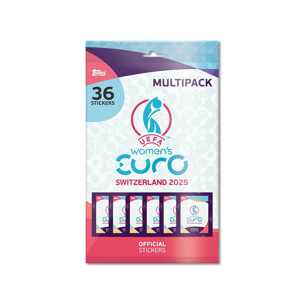 2025 Topps Women's Euro Stickers - Multipack (36 Stickers)