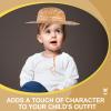 Baluue , Childrens Hat, Cosplay Strawhats with String Summer Beach Hats for Boys and Girls Khaki view 2