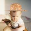 Baluue , Childrens Hat, Cosplay Strawhats with String Summer Beach Hats for Boys and Girls Khaki view 3