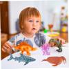 BESPORTBLE 12pcs Ocean Animals Models Realistic Figurines for Boy Girl Playtime for Home Decor and Educational Purpose Includes Jellyfish Octopus Seal and Dolphin view 3
