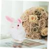 BESPORTBLE Wind-up Bunny Toy Interactive Jumping Soft Plush Design for Easter and Party Favors Compact and Fun for Boys and Girls and Adults view 4