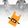 Simhoa Dodgeball Game Set Toss Game Game Target Ball Vest Outdoor Sport Game for Camping, Orange view 3