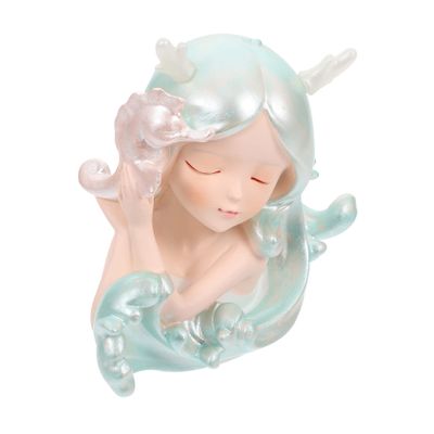 Alipis Creative Ocean Girl Resin Desktop Ornament Cute and Adorable Decoration for Home Bar and Restaurant Valentine s Teens and Ocean Theme