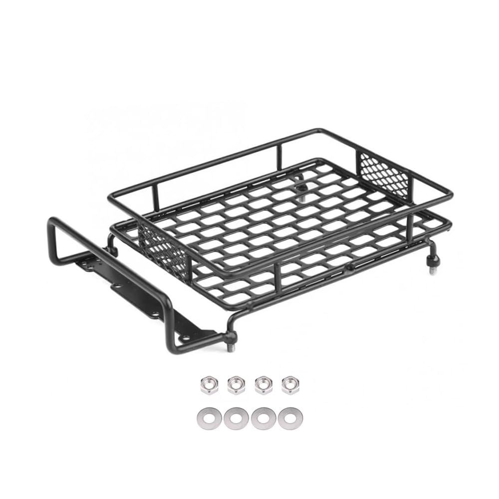 3 Size Metal Luggage Carrier Roof Rack Compatible with SCX10 TRX4 RC4WD D90 CC01 1/10 RC Crawler Car Upgrade Parts(Large 170x110mm)