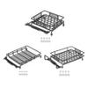 3 Size Metal Luggage Carrier Roof Rack Compatible with SCX10 TRX4 RC4WD D90 CC01 1/10 RC Crawler Car Upgrade Parts(Large 170x110mm) view 2