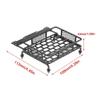 3 Size Metal Luggage Carrier Roof Rack Compatible with SCX10 TRX4 RC4WD D90 CC01 1/10 RC Crawler Car Upgrade Parts(Large 170x110mm) view 3