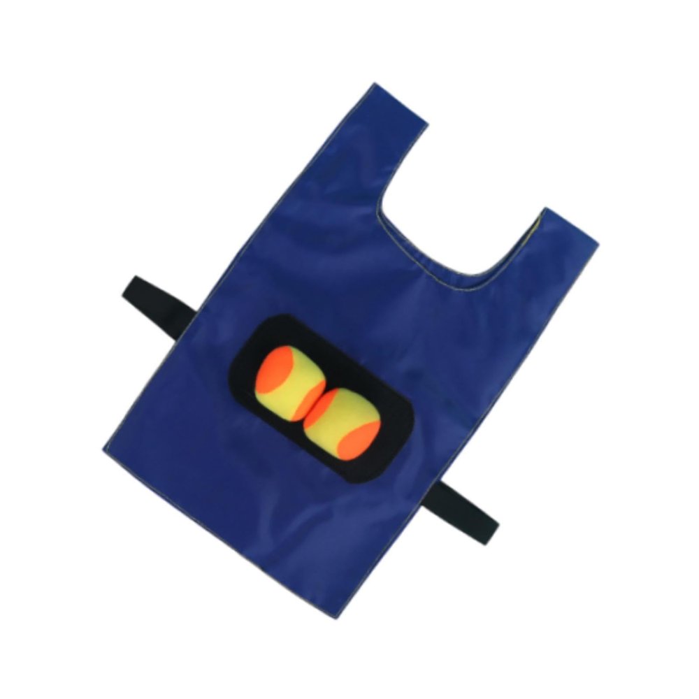 Simhoa Dodgeball Game Set Toss Game Game Target Ball Vest Outdoor Sport Game for Camping, Blue