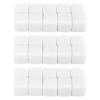 30 Pcs 16mm Dice Set Plastic Rounded Six Sided Dice Write On Cubes Game for Math Teaching Education, for Board Games Party Fun DIY Sticker Math Teaching (White) view 1