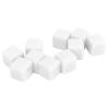 30 Pcs 16mm Dice Set Plastic Rounded Six Sided Dice Write On Cubes Game for Math Teaching Education, for Board Games Party Fun DIY Sticker Math Teaching (White) view 3