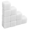 30 Pcs 16mm Dice Set Plastic Rounded Six Sided Dice Write On Cubes Game for Math Teaching Education, for Board Games Party Fun DIY Sticker Math Teaching (White) view 4