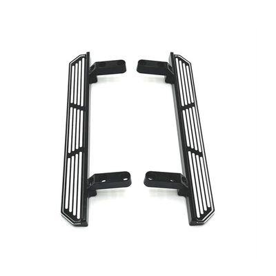 1/10 RC Car Upgrade Parts Accessories 104006 104010 104020 104026 Metal RC Rock Sliders Side Pedal Decoration(Black)