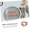 BESPORTBLE 8pcs Simulated Chocolate Model Realistic Decorative Fake Desktop Display Props for Boys and Girls view 3