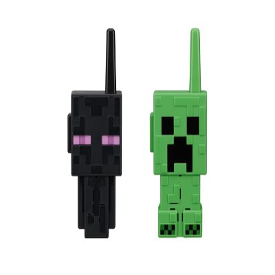 eKids Minecraft Walkie Talkies for Kids, Static Free and Extended Range, Indoor and Outdoor Toys for Fans of Minecraft Toys