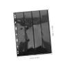 DECHOUS 10sheets Transparent Double-sided Stamp Album Pages for Stamp Collecting and Display for Binder Inserts and Preservation of Historical view 2