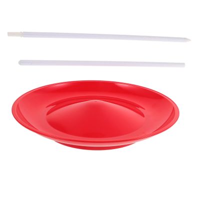 Abaodam Juggling Plate Props Circus Plate for Boys and Girls Adults Beginners Stick for Performance