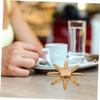 VICASKY 2Pcs Copper Gyroscope Creative Arm Metal Gyro Spinning Top for Relief Fun Tabletop Plaything Present for Adults and Students view 3