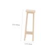 Abaodam 1pc Miniature High Stool Model Dollhouse Furniture Adornment for Home Decor Fine Workmanship for Miniature Scenes view 2