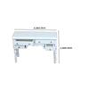 Abaodam 1set Scale Miniature Vanity Table Set with Stool Dollhouse Furniture for Bedroom and Living Room Decoration Lifelike Design and Detailed Craftsmanship view 2